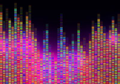 DNA sequencing illustration