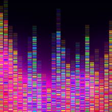 DNA sequencing illustration