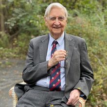 man sitting outdoors