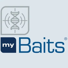 The myBaits logo.